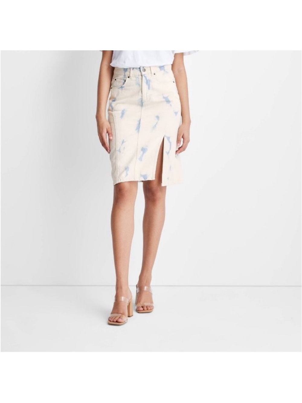Future Collective Denim Skirt